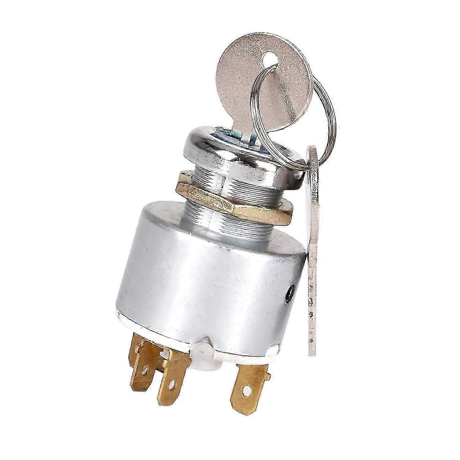 12 V Ignition Switch Universal Engine Start Switch Ignition Lock Car Ignition Coil With 2 Keys For Car Motorcycle Boat