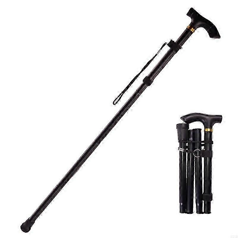 Multifunction Walking Trekking Pole Telescopic Fold Crutches Hiking