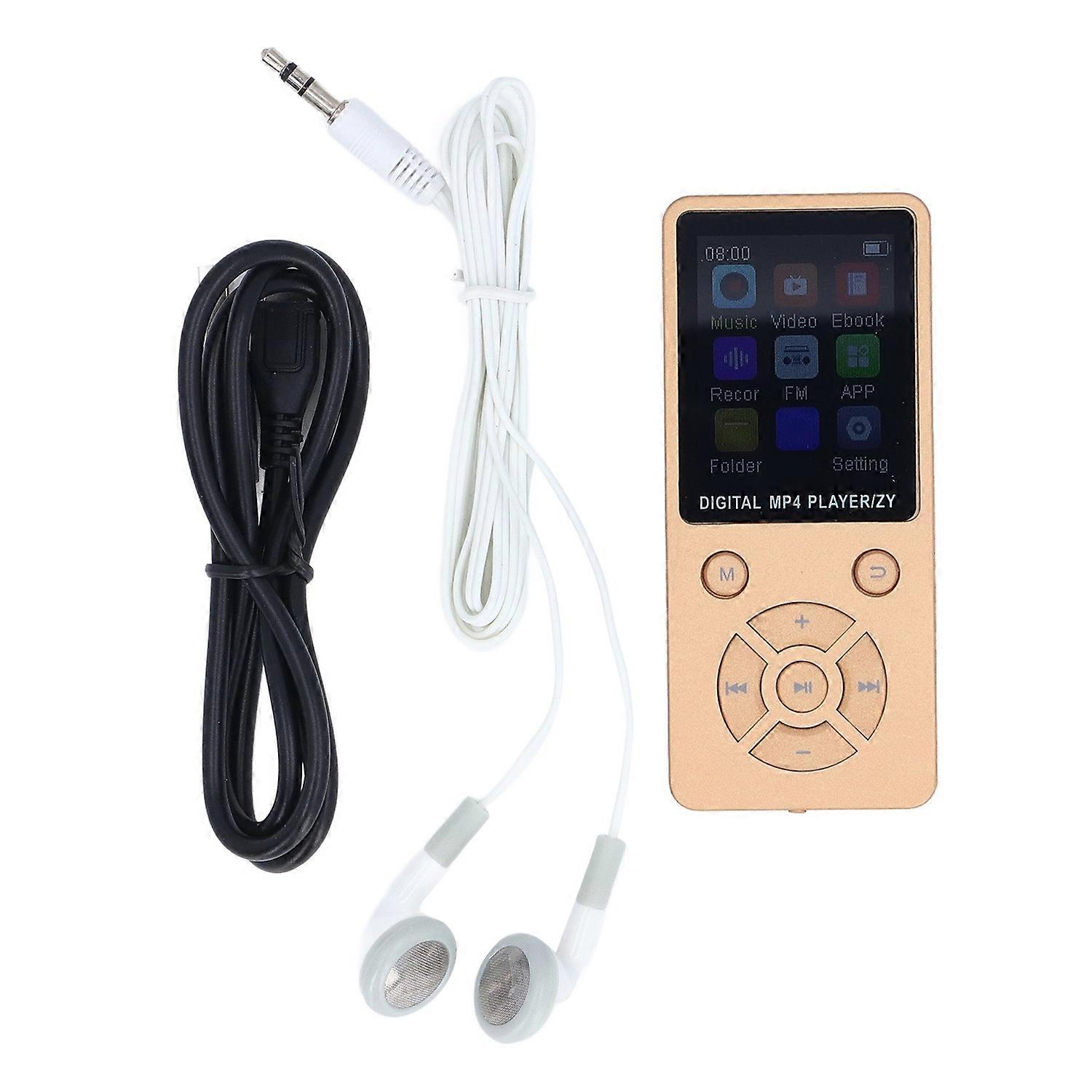 64GB MP3 MP4 Player with Bluetooth 5.0 1.8 Inch Screen Portable HiFi Music Player with Speaker Video