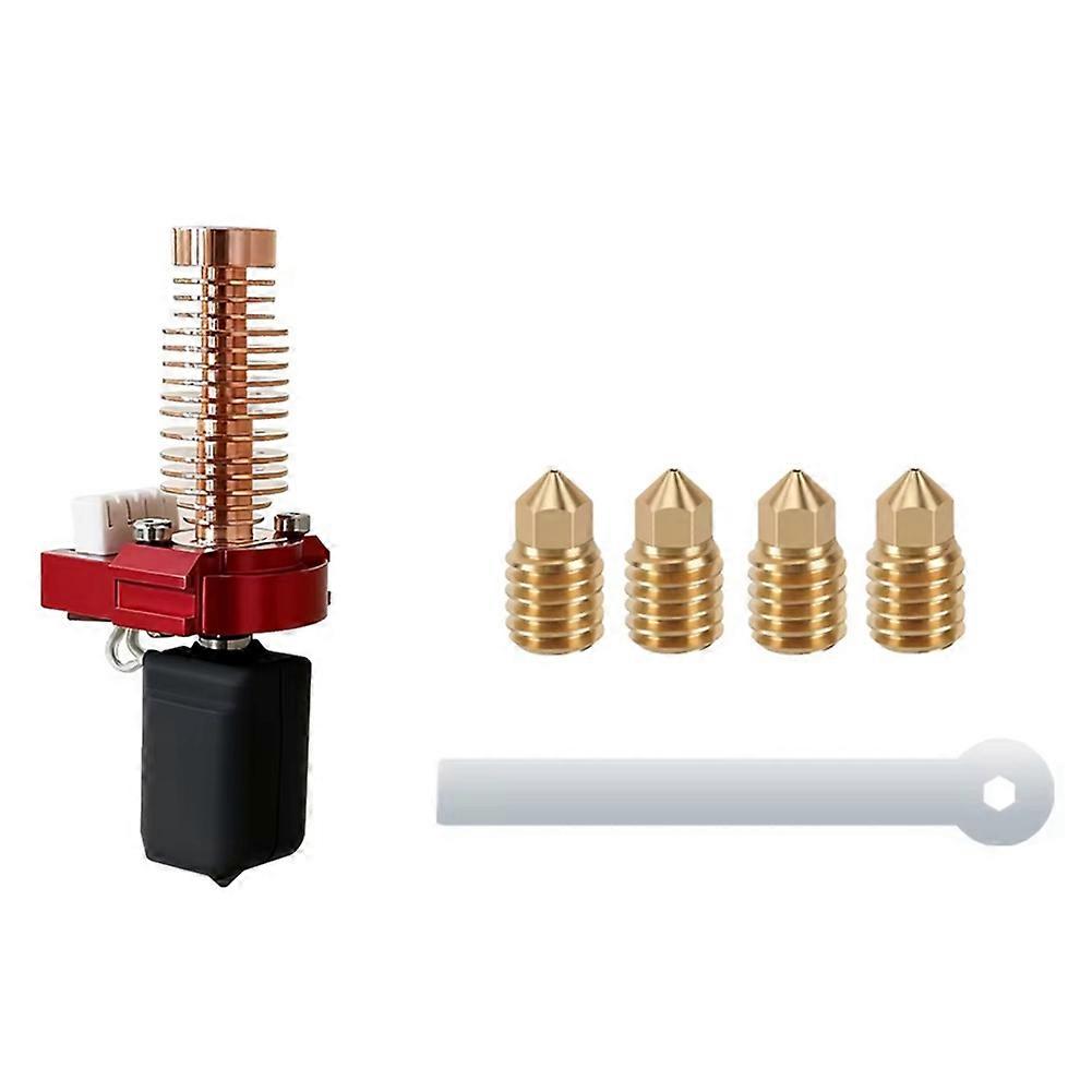 For Flashforge Adventurer 5m Nozzle Brass 0.4 More Wear Resistance Upgrade Ad5m Hotend Heat Up Faster