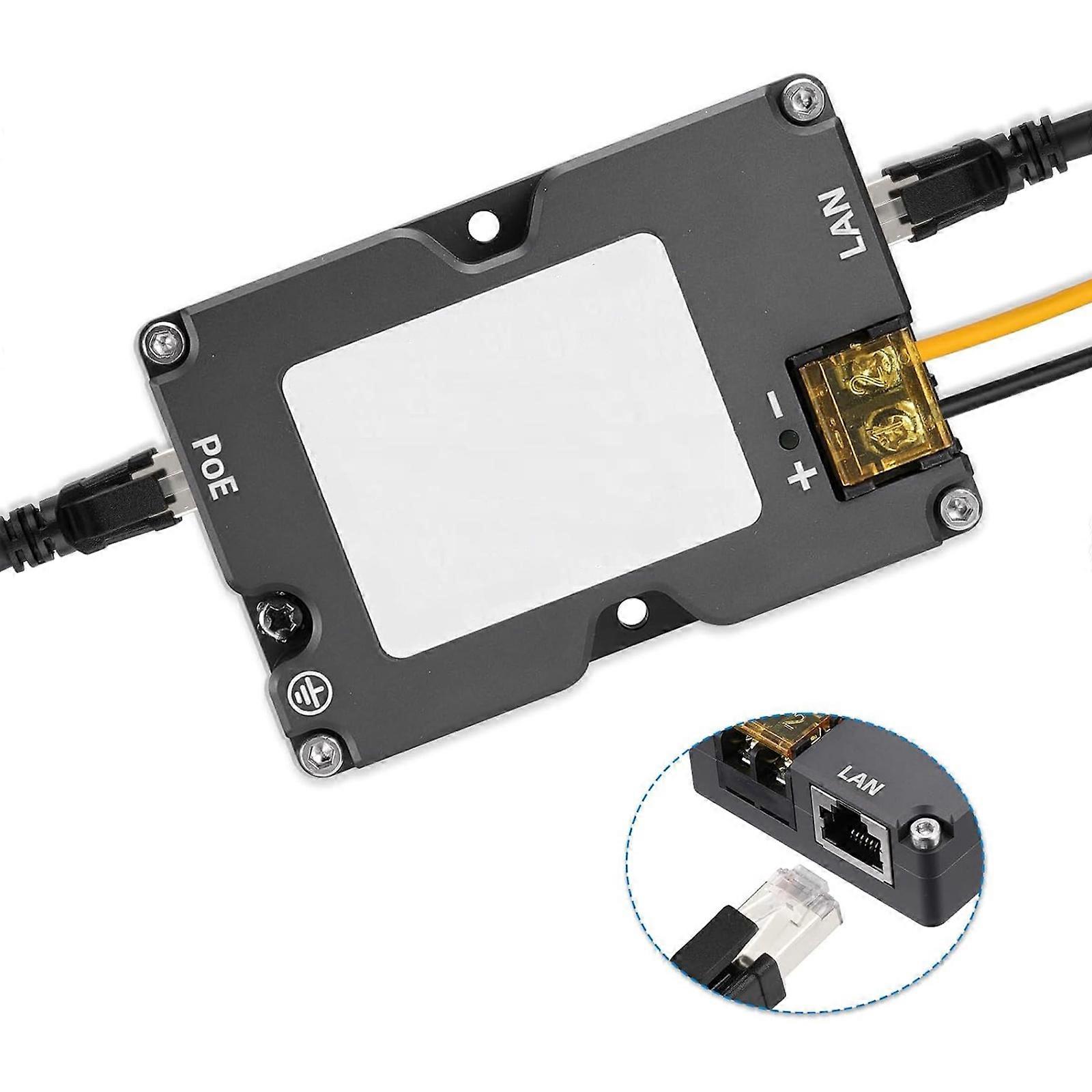 יחידת ספק כוח PoE 150W אספקת חשמל מעל Ethernet מהירויות ג'יגה-ביט אביזר למכשירי רשת קישוריות יציבה צבעים רבים