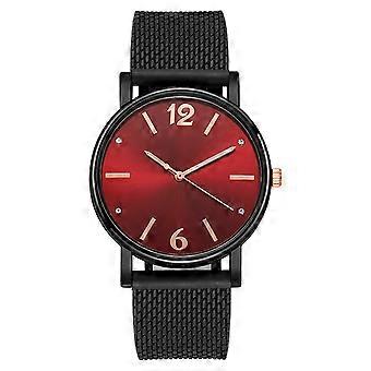 Montre-bracelet analogique à quartz en acier inoxydable doré et cristal pour femme EQWLJWE - Promotions de fin d'année