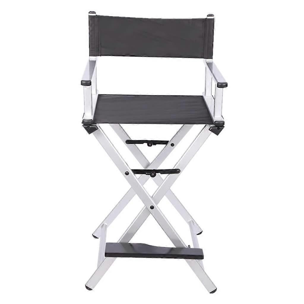 Portable Aluminum Folding Chair For Makeup Artists And Directors Lightweight And Durable OnTheGo Use Silver