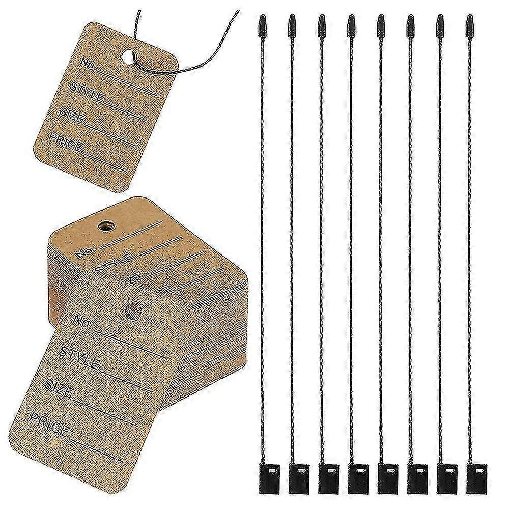 1000 Pieces Price Tags And Hang Tag String, For Clothing Marking hwyC