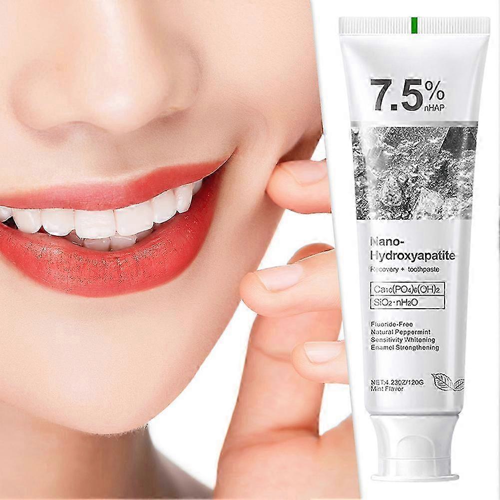 1-3X CEELIKE Hydroxyapatite Toothpaste,Toothpaste with 7.5% Nanos Hydroxyapatite,3 Pcs