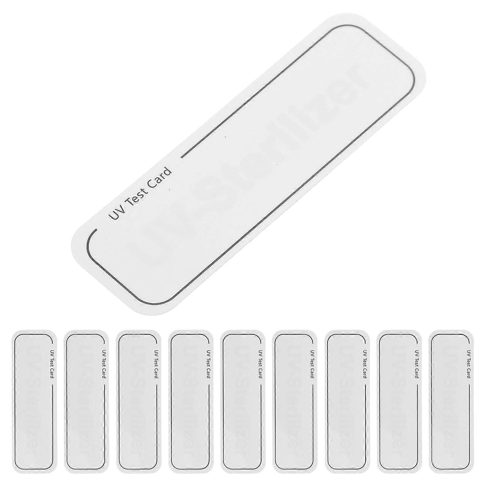 Uv Testing Small Card for Reliable Uv Detection 10Pcs Set