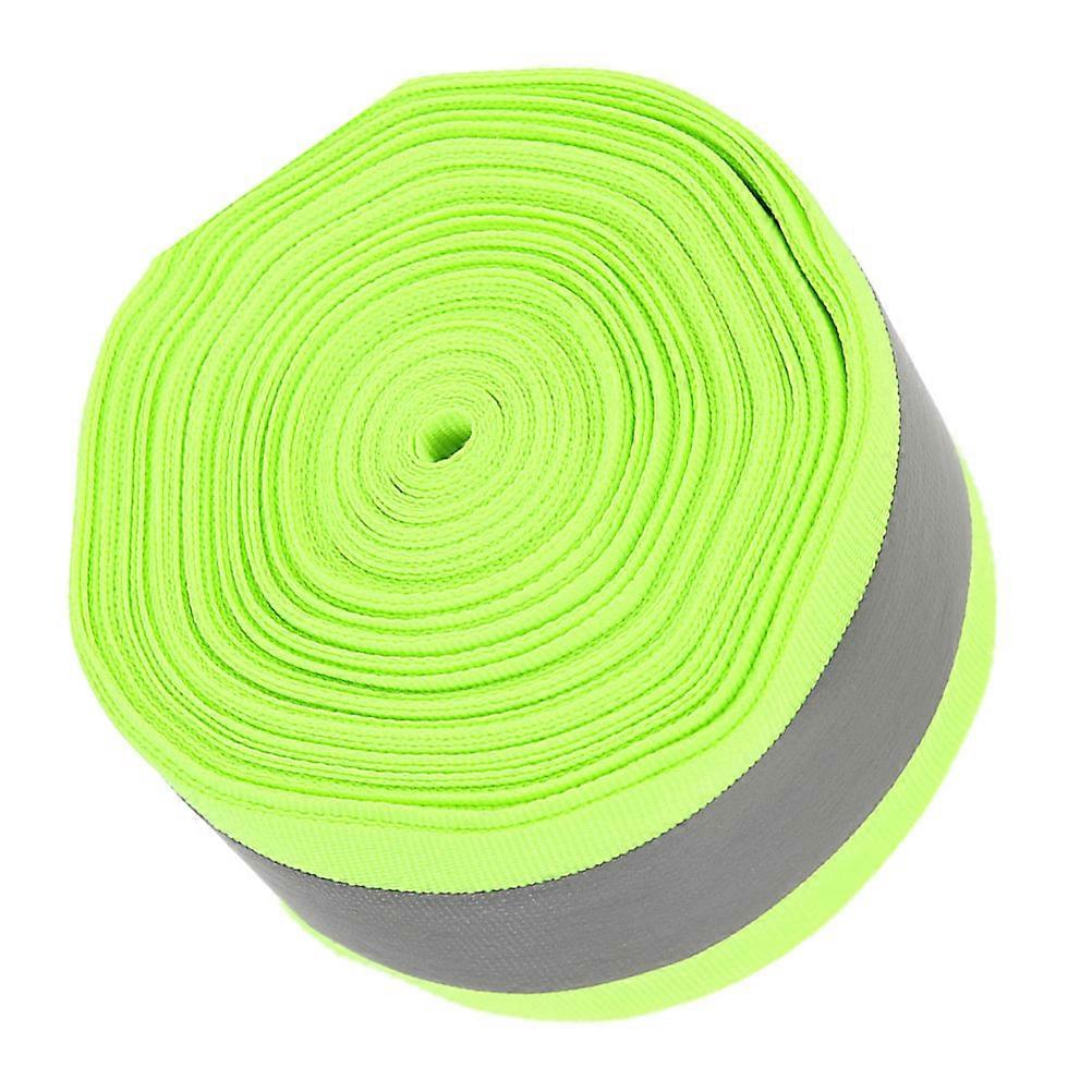Fluorescent Reflective Strip for Traffic Warning with 1 Roll Polyester Fabric