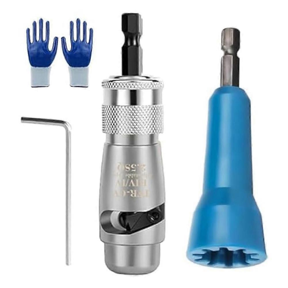 Electric Wire Stripping and Twisting Tool, Cable Quick Stripping & Connector, Electric Wire Stripper Electrician Tool-A