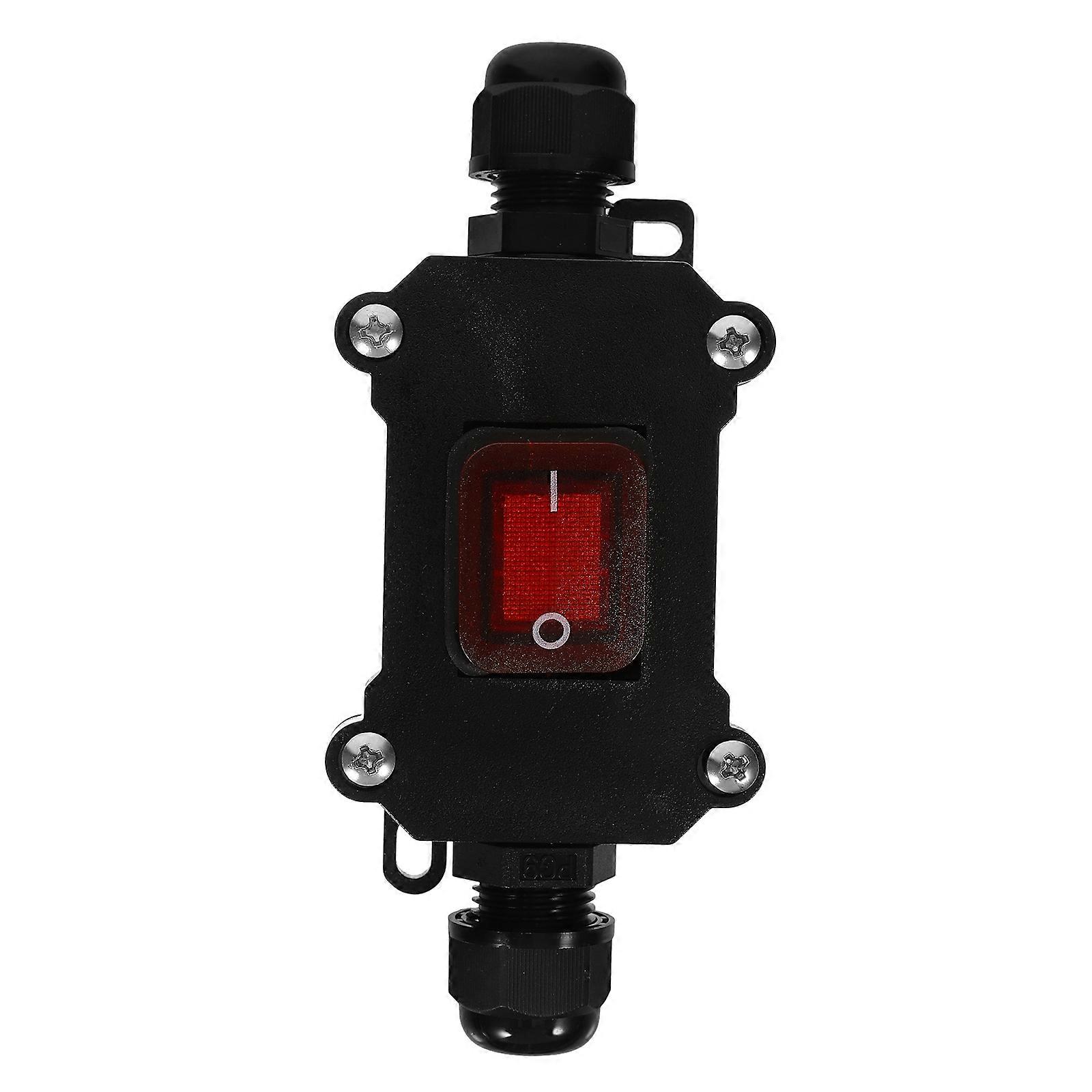 Outdoor Inline Cord Switch for on and Off Toggle Switch Black