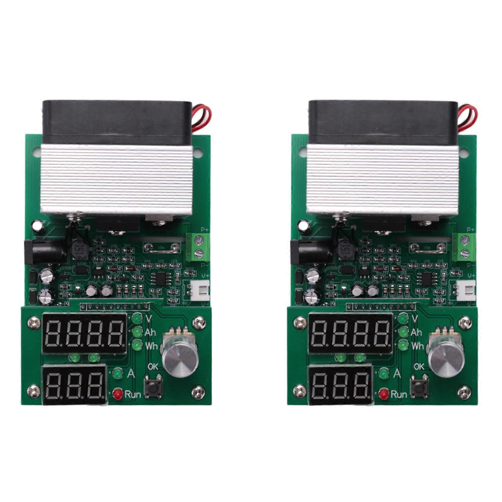 2X 60W Constant Current Electronic Load Module Discharge Battery Capacity Tester Board 9.99A 30V