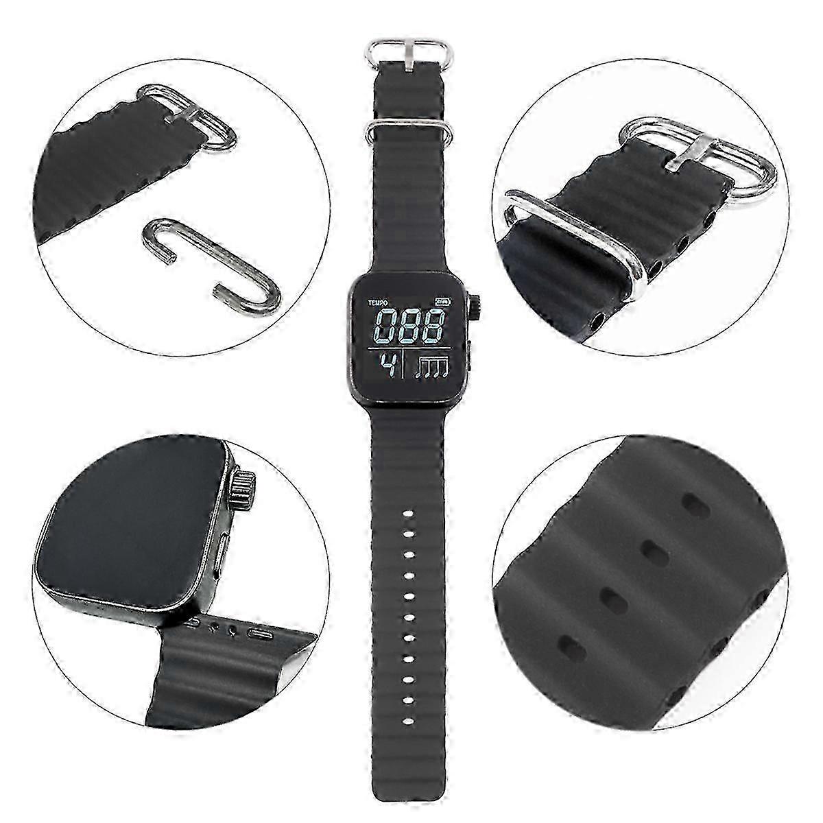 Adjustable Strap Metronome Wearable Vibrating for Musicians and Students