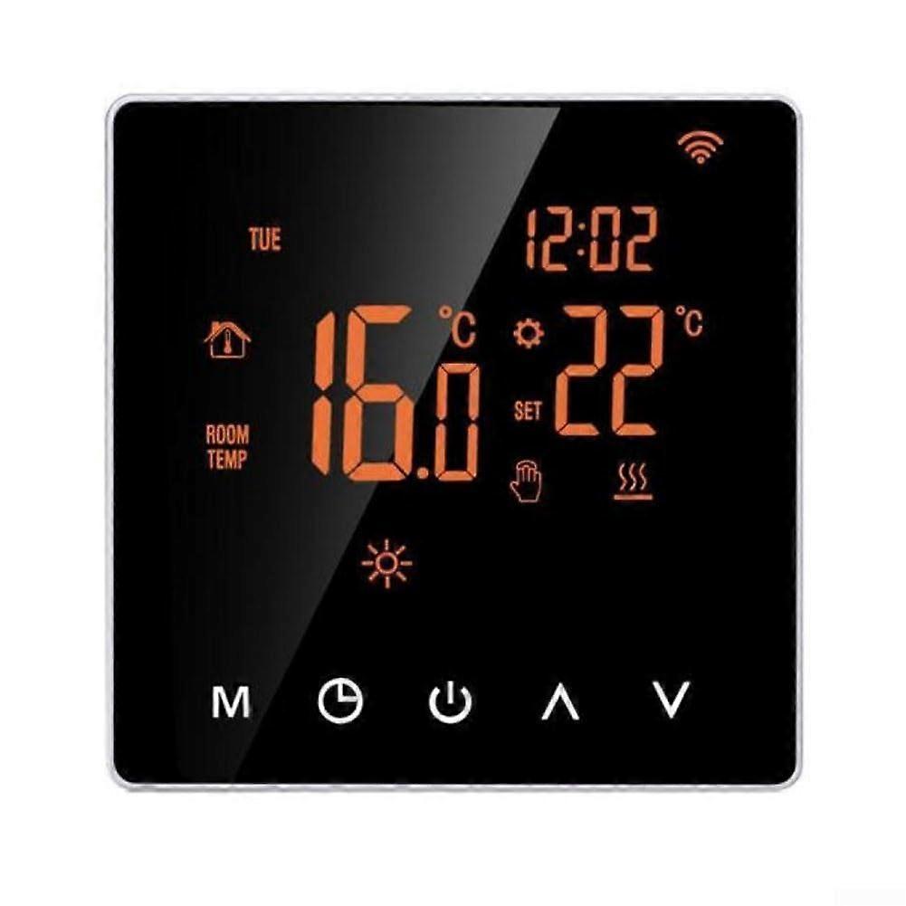 Smart LCD Underfloor Heating Thermostat WiFi App Control Voice Command Weekly Schedule 3A