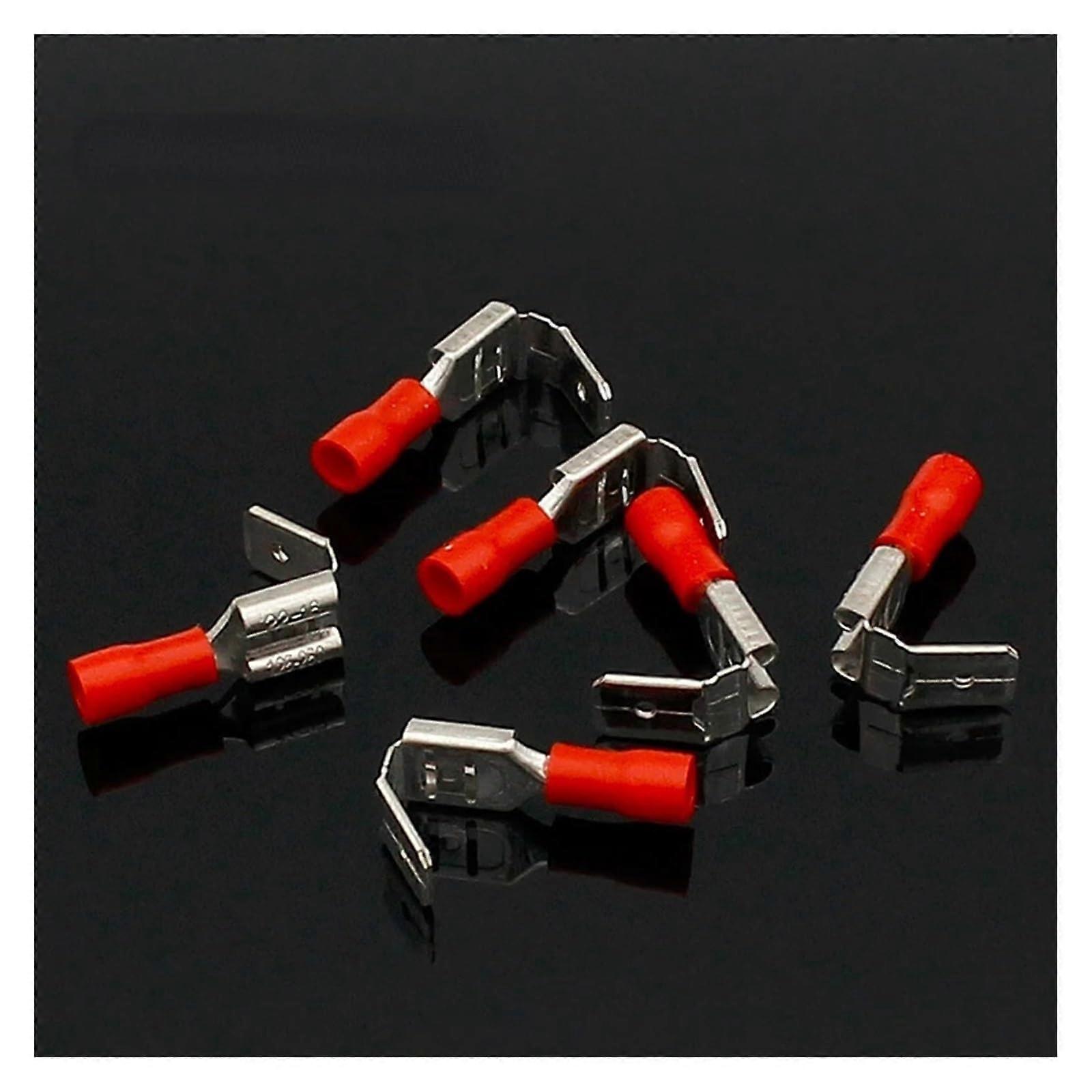 20x Piggyback Female Spade Crimping Terminals with Durable Brass Contacts for Secure Electrical Connection