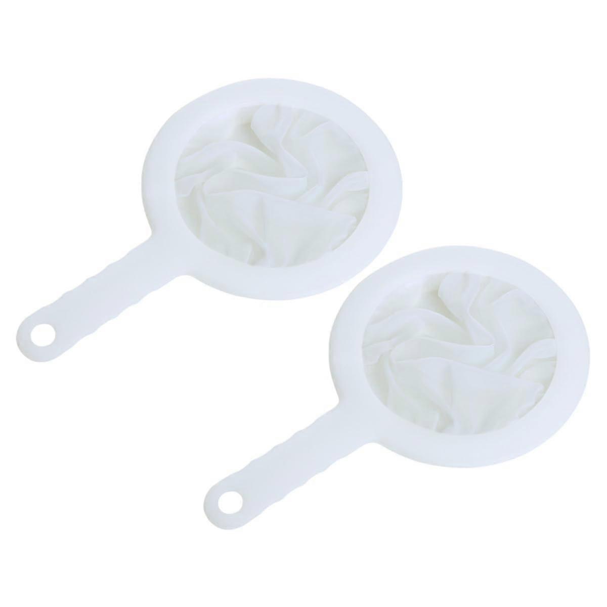 2Pcs Fine Mesh Strainer Set for Juicing and Cooking, Quick Pulp Separation, Easy Clean Kitchen Use