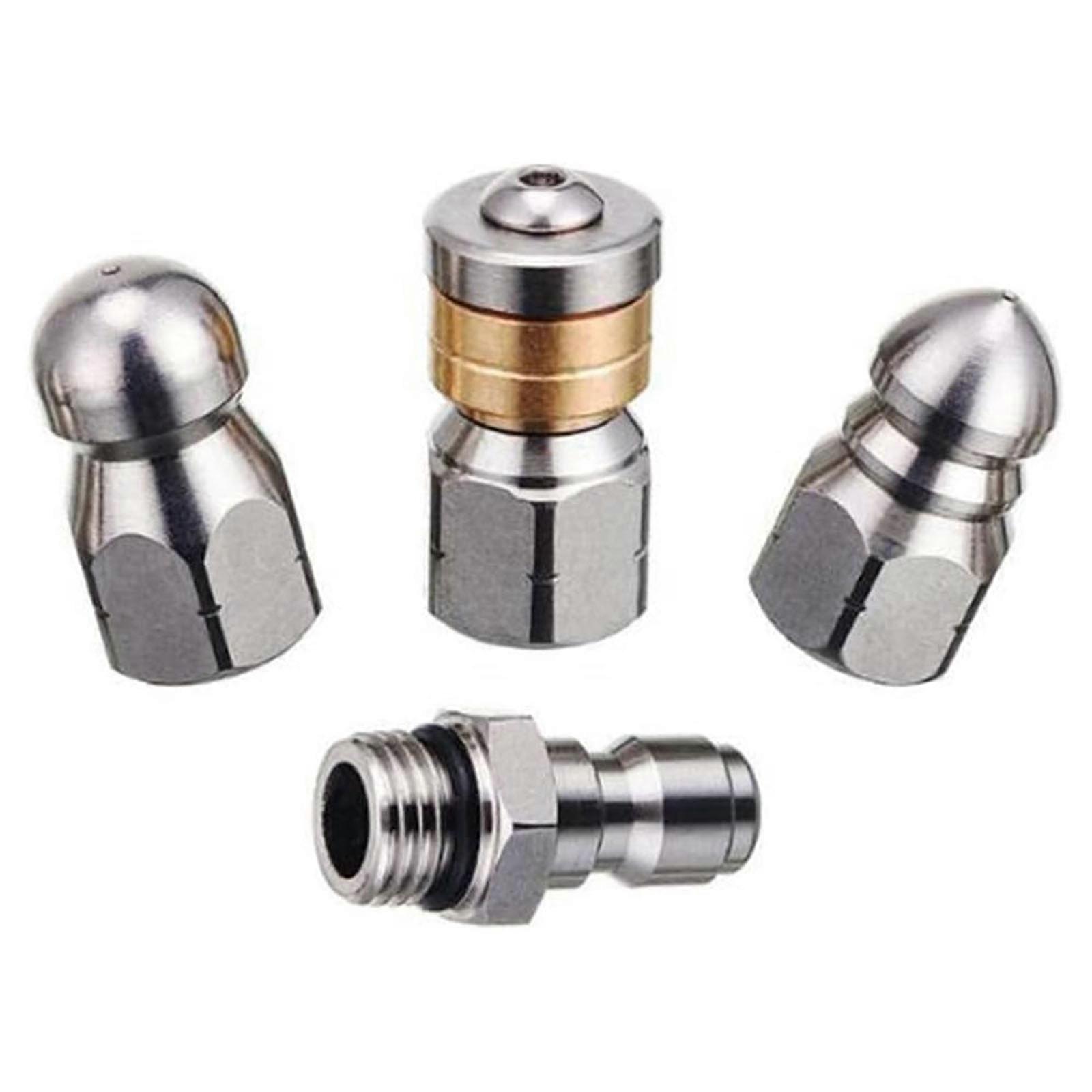 Quick Connect Rotating Nozzle Multifunction for Easy Installation on Pressure Washers Delivering Powerful Cleaning Result Multicolor