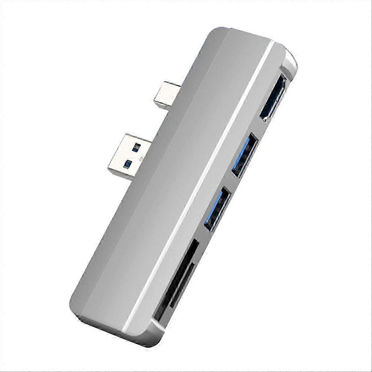 Multiport Expander 4K -Compatible USB 3.0 HUB Docking Station Memory Card Reader for Pro 4/5/6