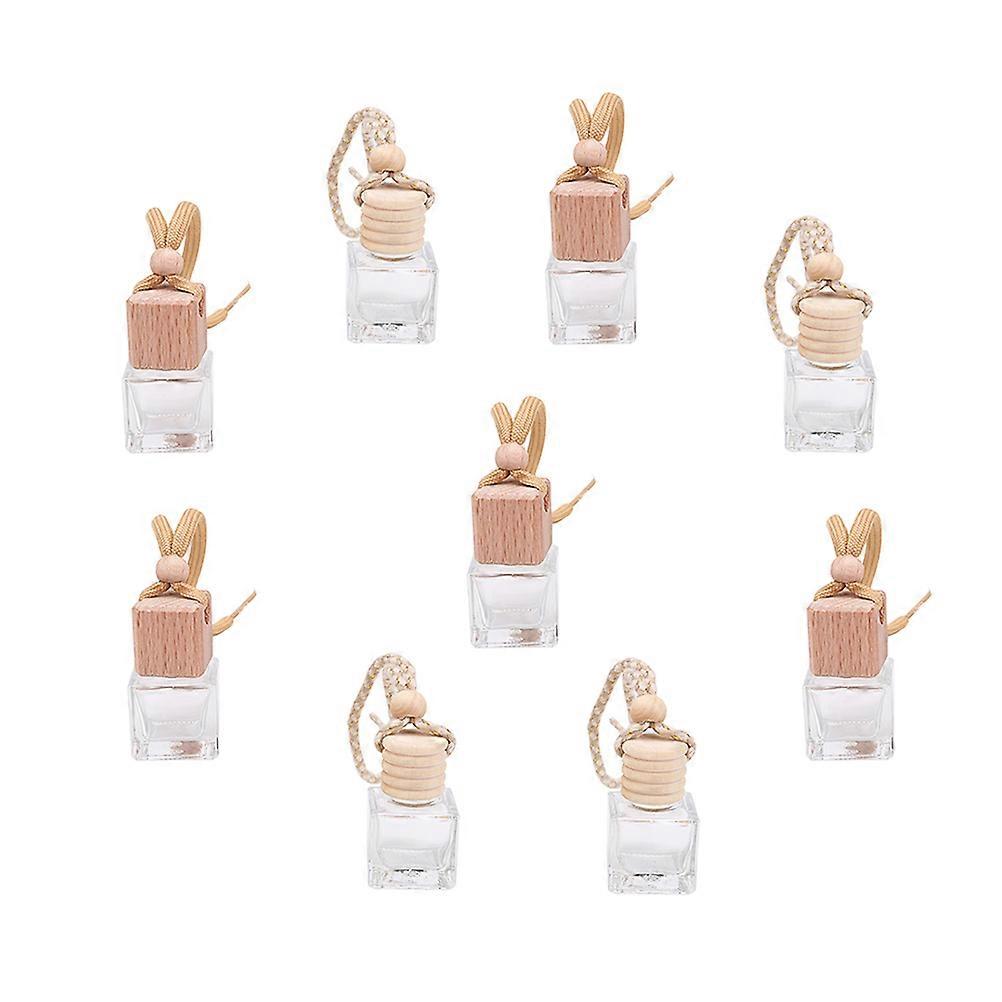 9Pcs Refillable Car Hanging Perfume Bottles Aromatherapy Set Assorted Styles