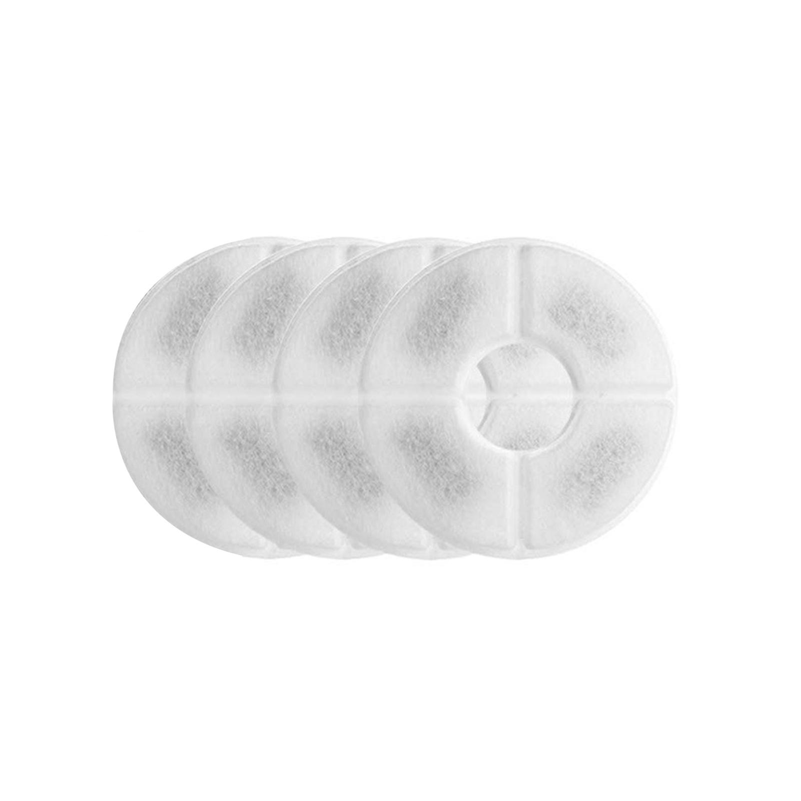 4pcs Pets Cat Water Fountain Filters Replacement Filters