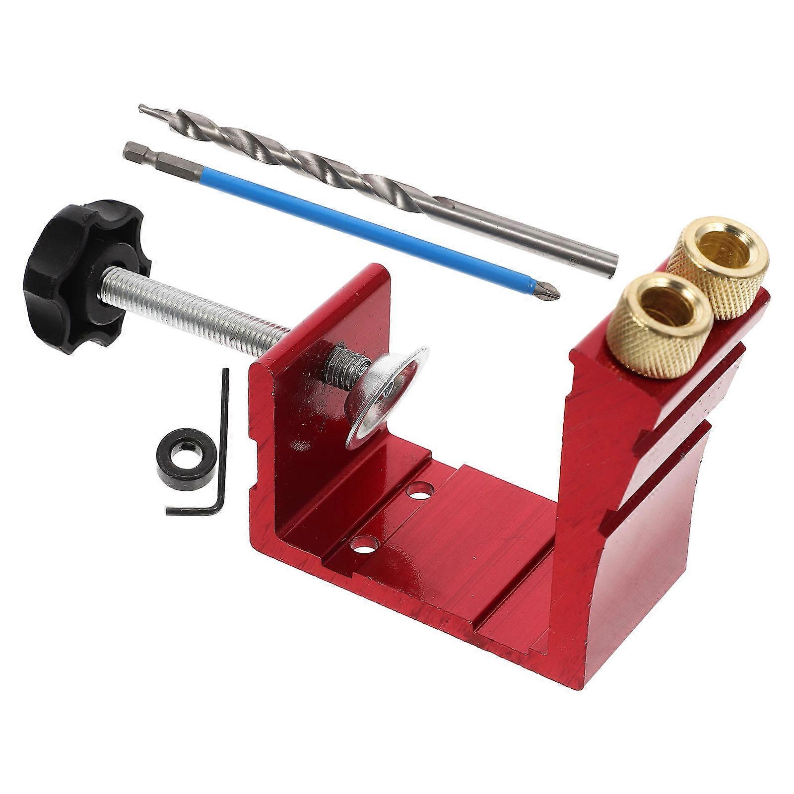 Pocket Hole Drill Guide for Woodworking Tools 1Set Angle Drill Bit Supply