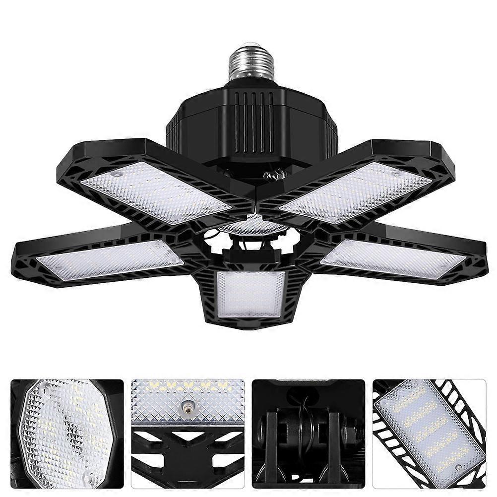 Garage Light 80W LED Foldable Garage Ceiling Light with Adjustable Panels