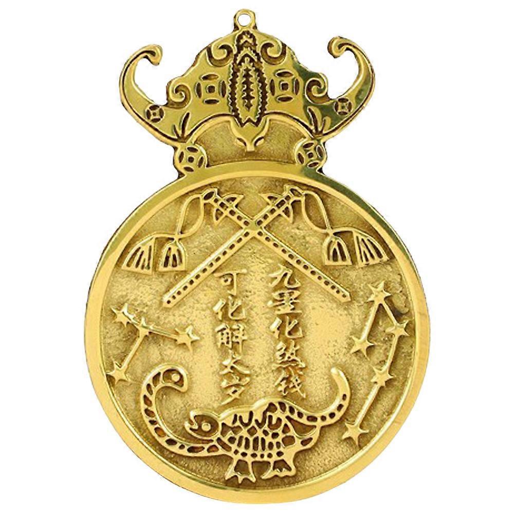 Nine-Stars Mirror Copper Luck Mirror for Exorcism Decor