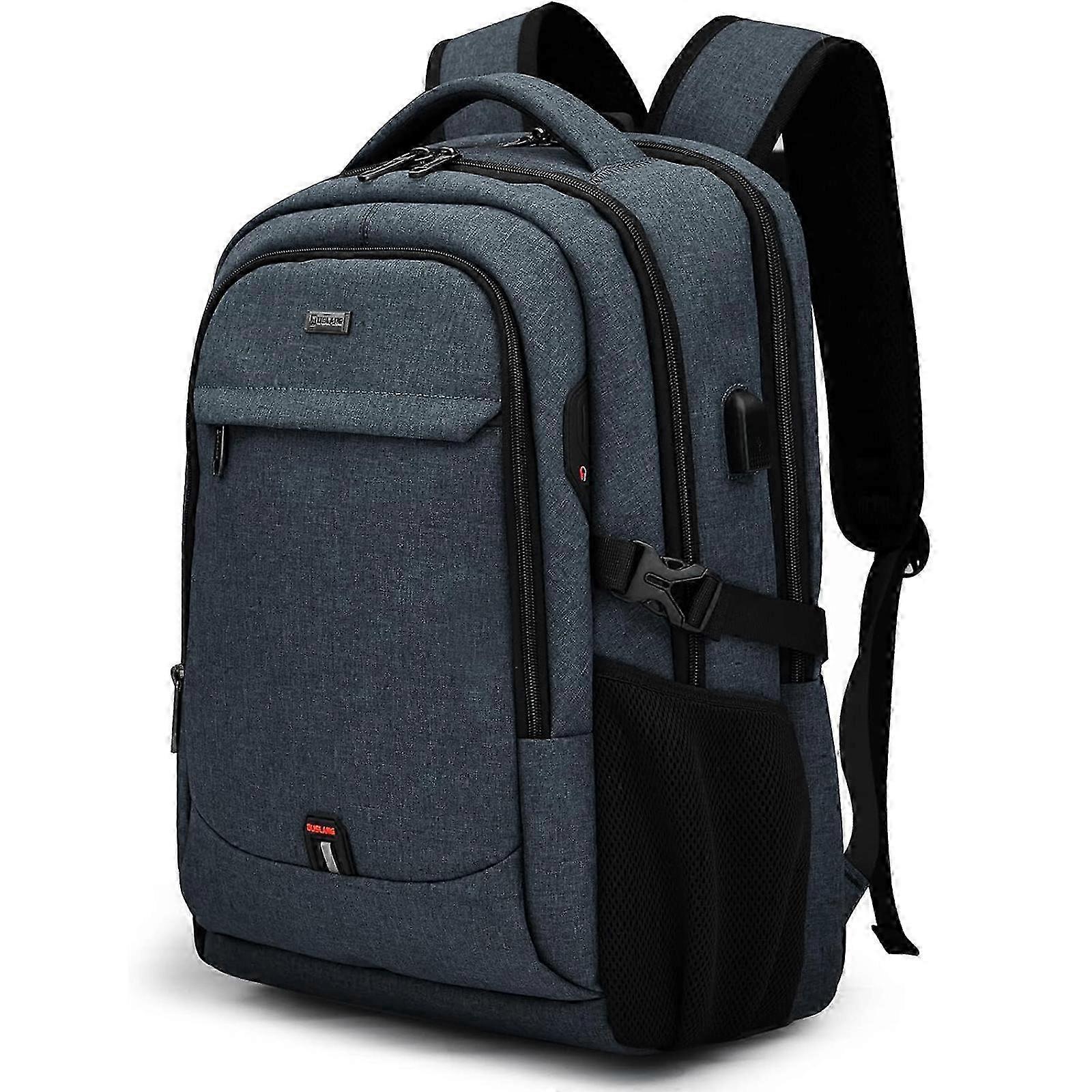 Bolsa multifuncional para laptop de 18 polegadas, cinza escuro, modelo 2026, ideal para profissionais.