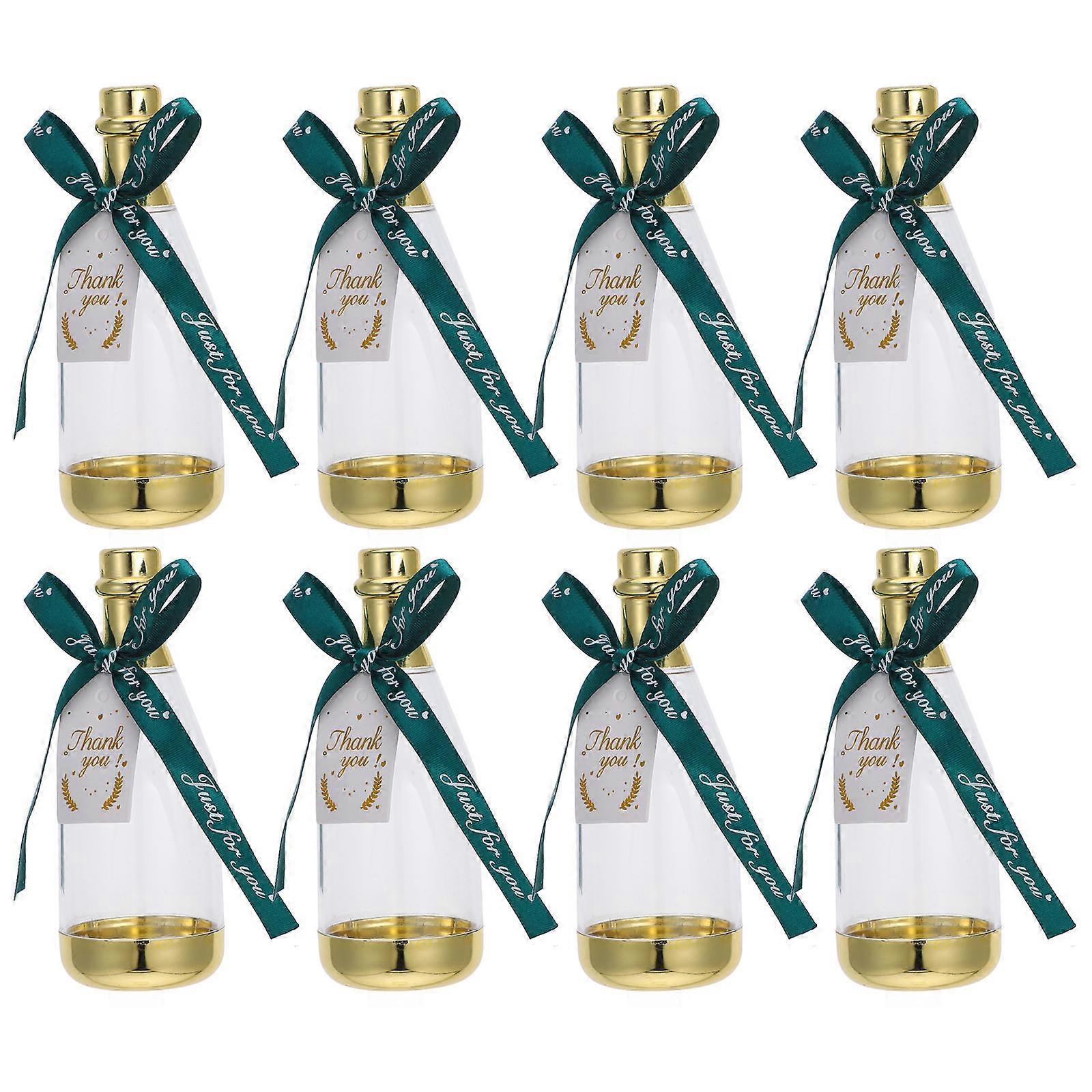 Candy Boxes Plastic Candy Bottle for Bridal Shower 12Pcs Mini Favor Boxes