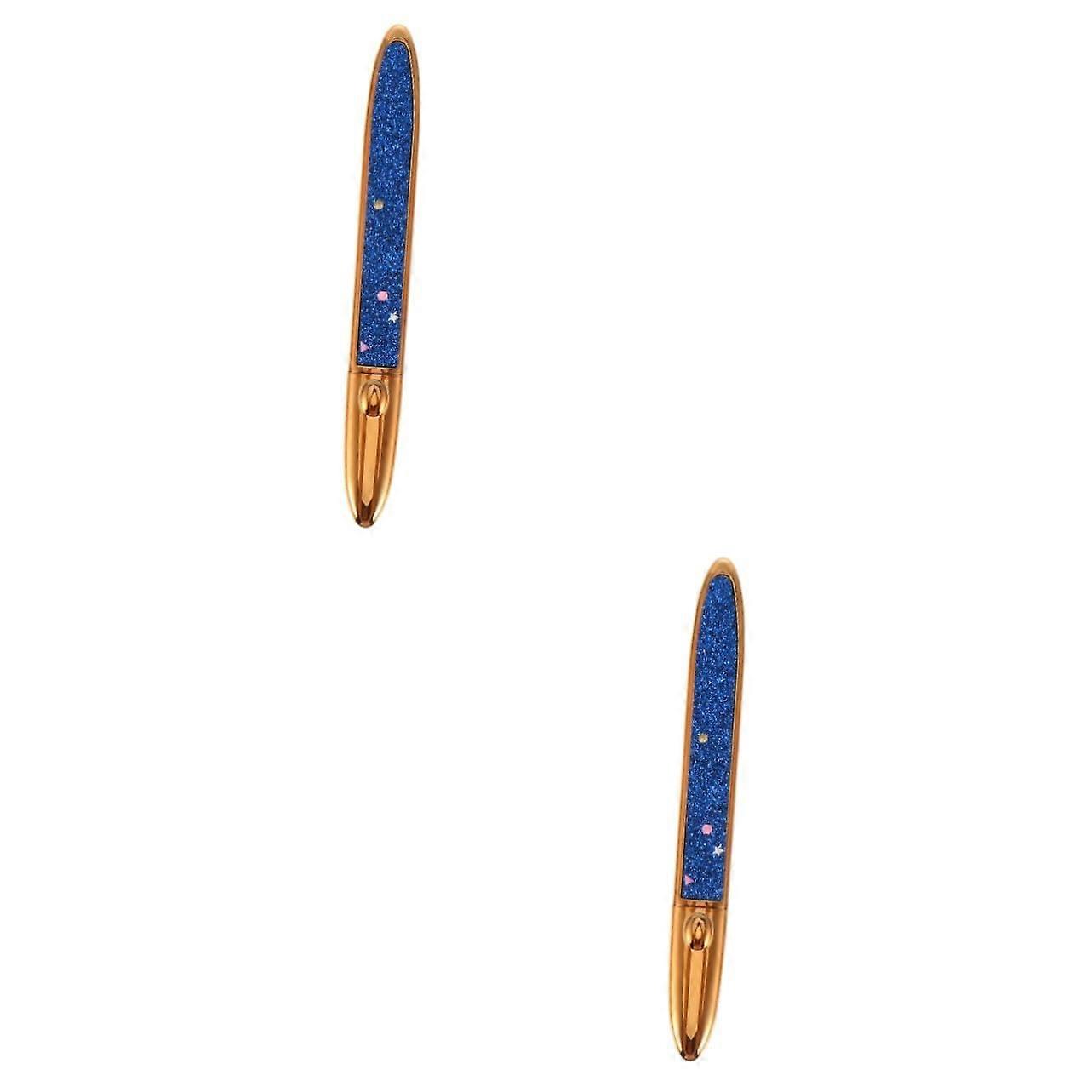 Blue Self Adhesive Eyeliner 2 Pack with Precision Tip, LongLasting Glue  Lash Liner