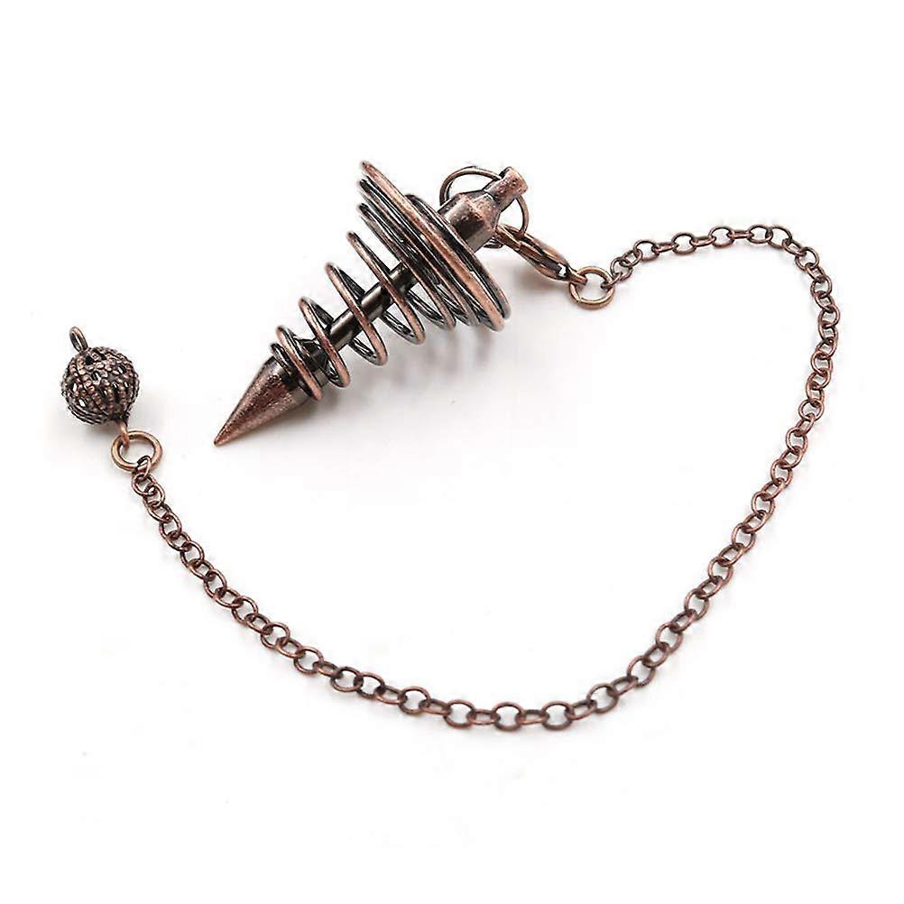 Bronze Divination Pendulum for Chakra Testing, Durable Metal Spiritual Healing Tool