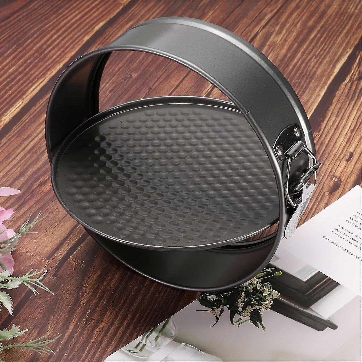 8 Inch Springform Pan Nonstick Leakproof Removable Bottom Carbon Steel for Cheesecake Baking