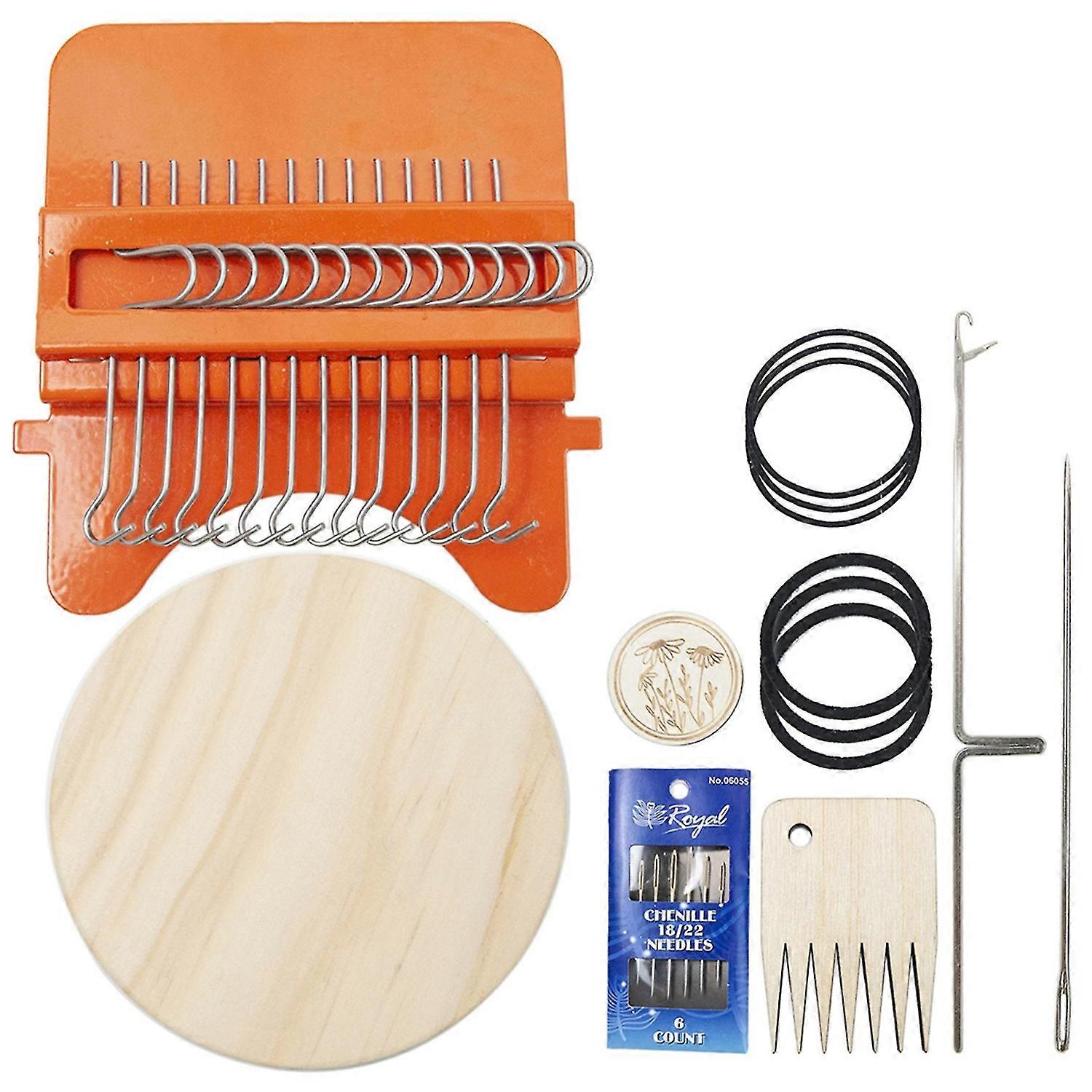 Small Knitting Machine Set Box knitting machine Mini Weaving Tool for DIY