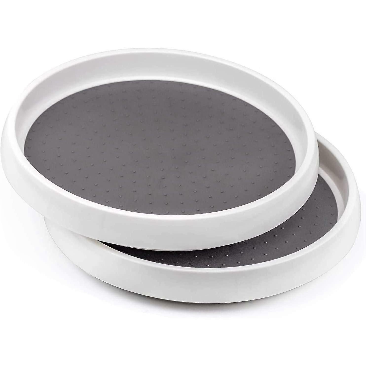 2 Pack Plastic Rotating Spice Rack, Spice Bottles, Oil Ingredients, Kitchen Jars