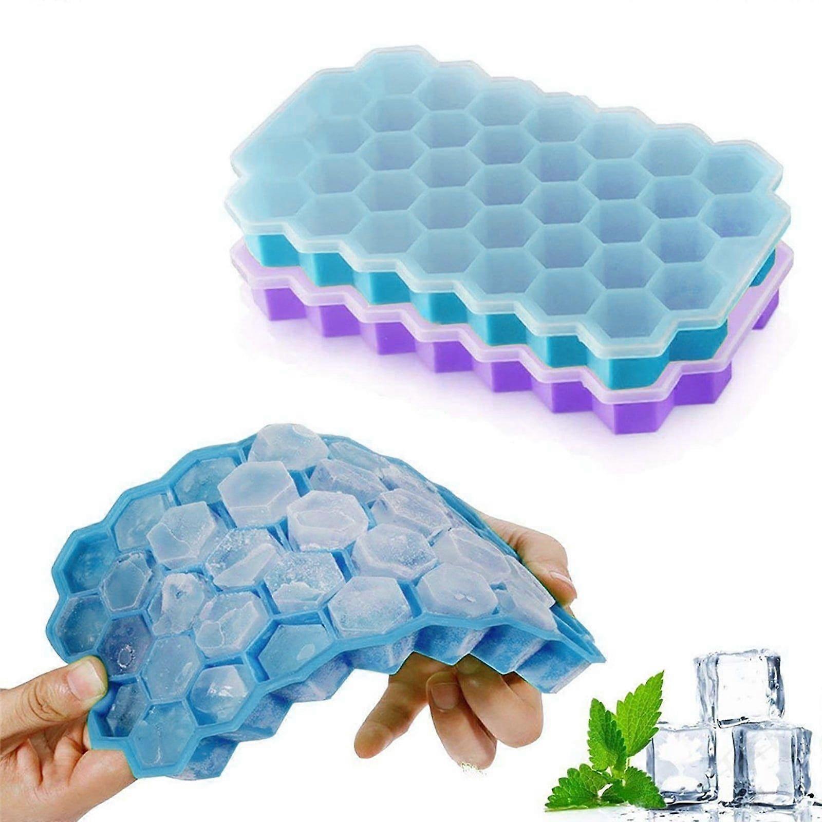 ice cube tray ice maker Shape Ice Containers 2Pcs Ice-Cube Ice-Cube Storage