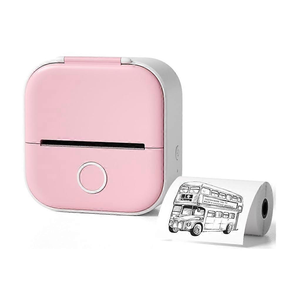 Mini Thermal Label Printer Wireless Bluetooth Photo Printer for Students and Home Use
