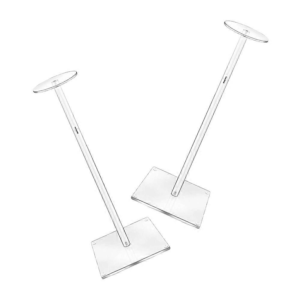 Clear Acrylic Hat Display Stand for 2Pcs Desktop Hat Holder