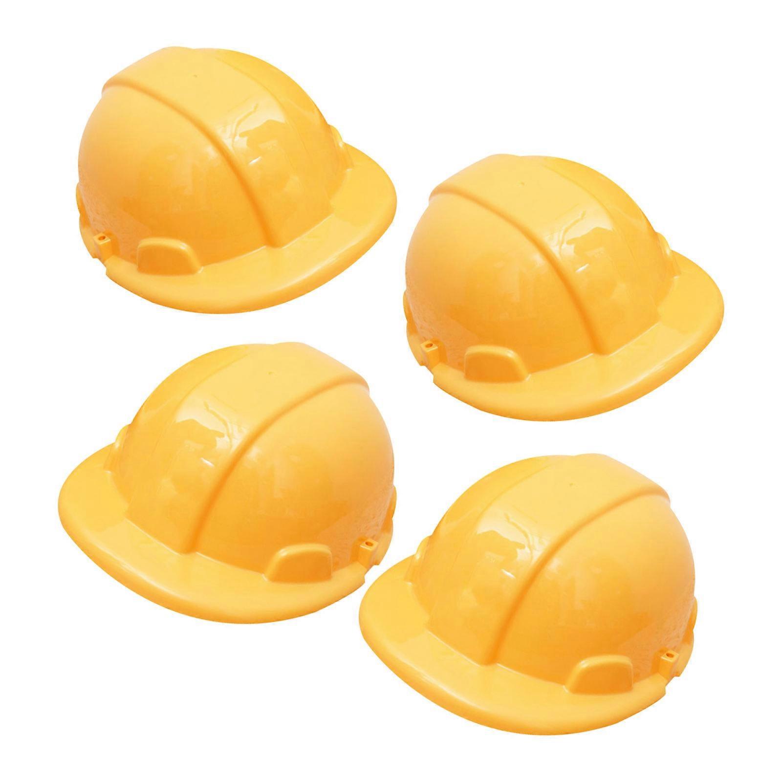 Kids Simulation Engineering Fun Props For Children Yellow Lightweight Educational Toy 4Pcs