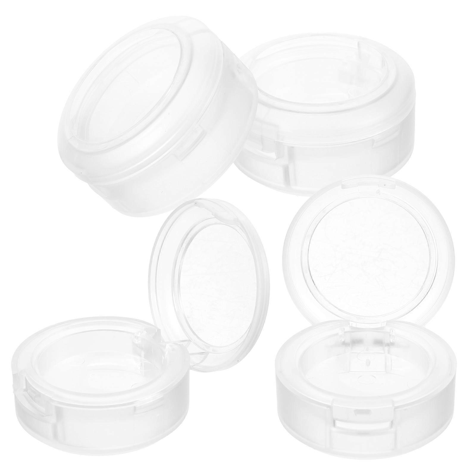 Empty Eyeshadow Pan Transparent for Storage 4Pcs Plastic Palettes