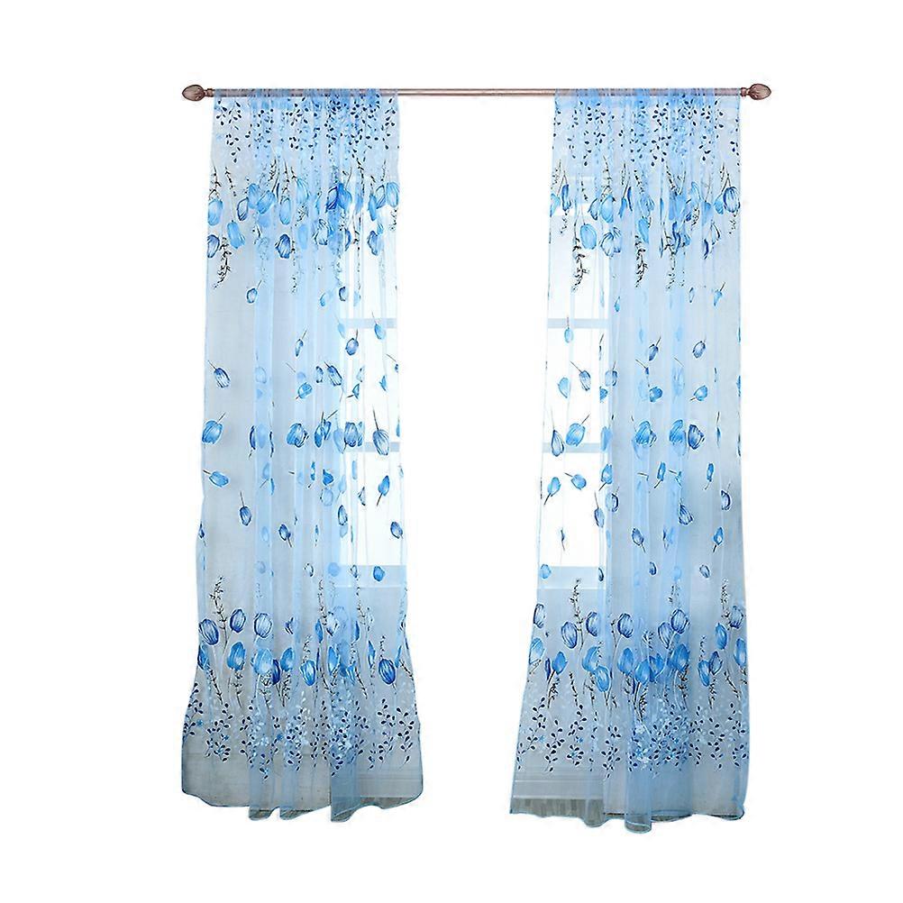 Transparent Window Screen Sheer Curtains for Window Shielding Design