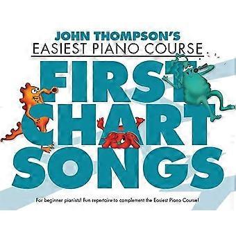 John Thompson: Corso di pianoforte facile - primo grafico canzoni (corso di pianoforte più semplice di John Thompson)