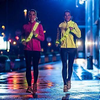 Écharpe réfléchissante - Équipement de sécurité haute visibilité pour les activités nocturnes