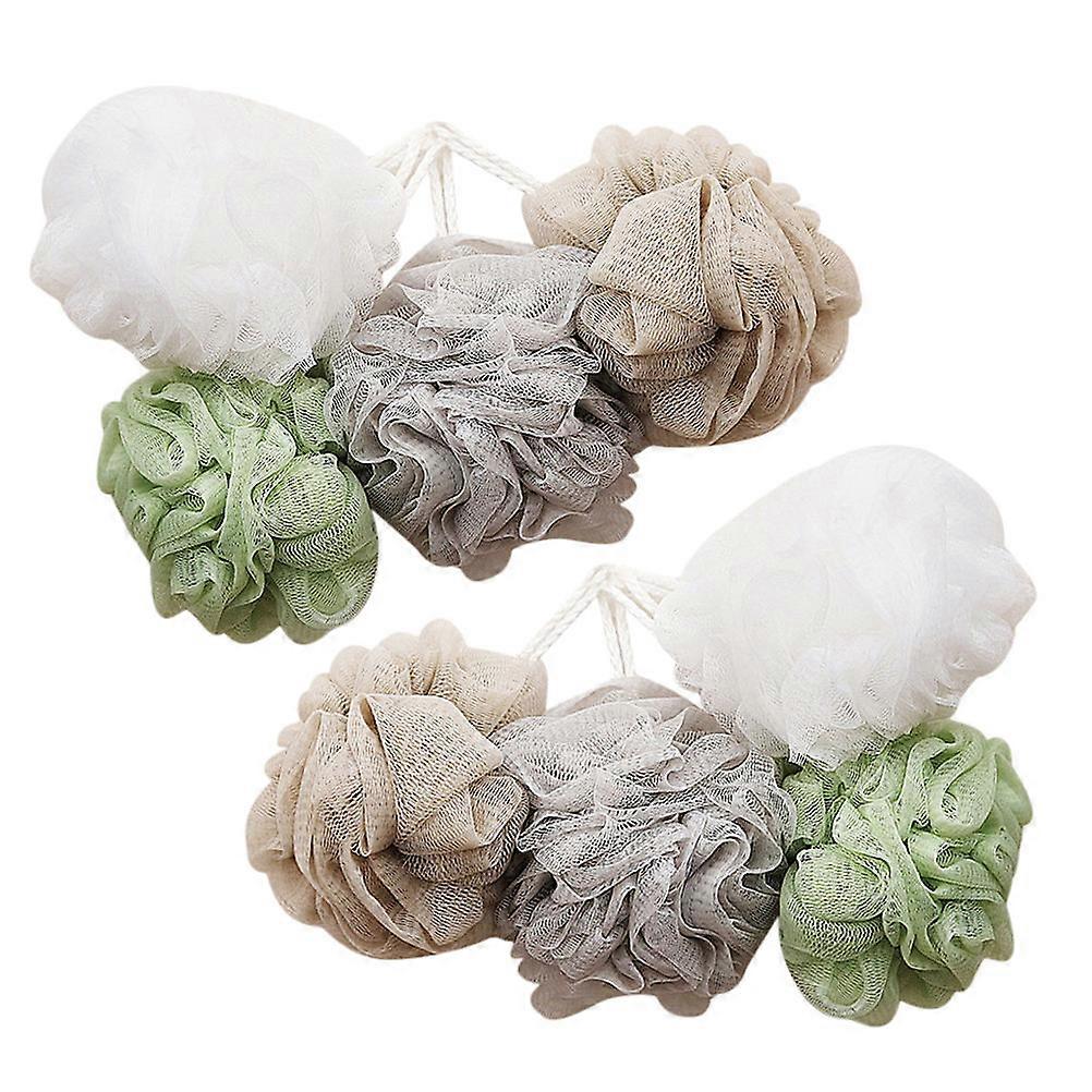 Bath Ball Shower Ball for Exfoliating Body Scrubber 16Pcs Assorted