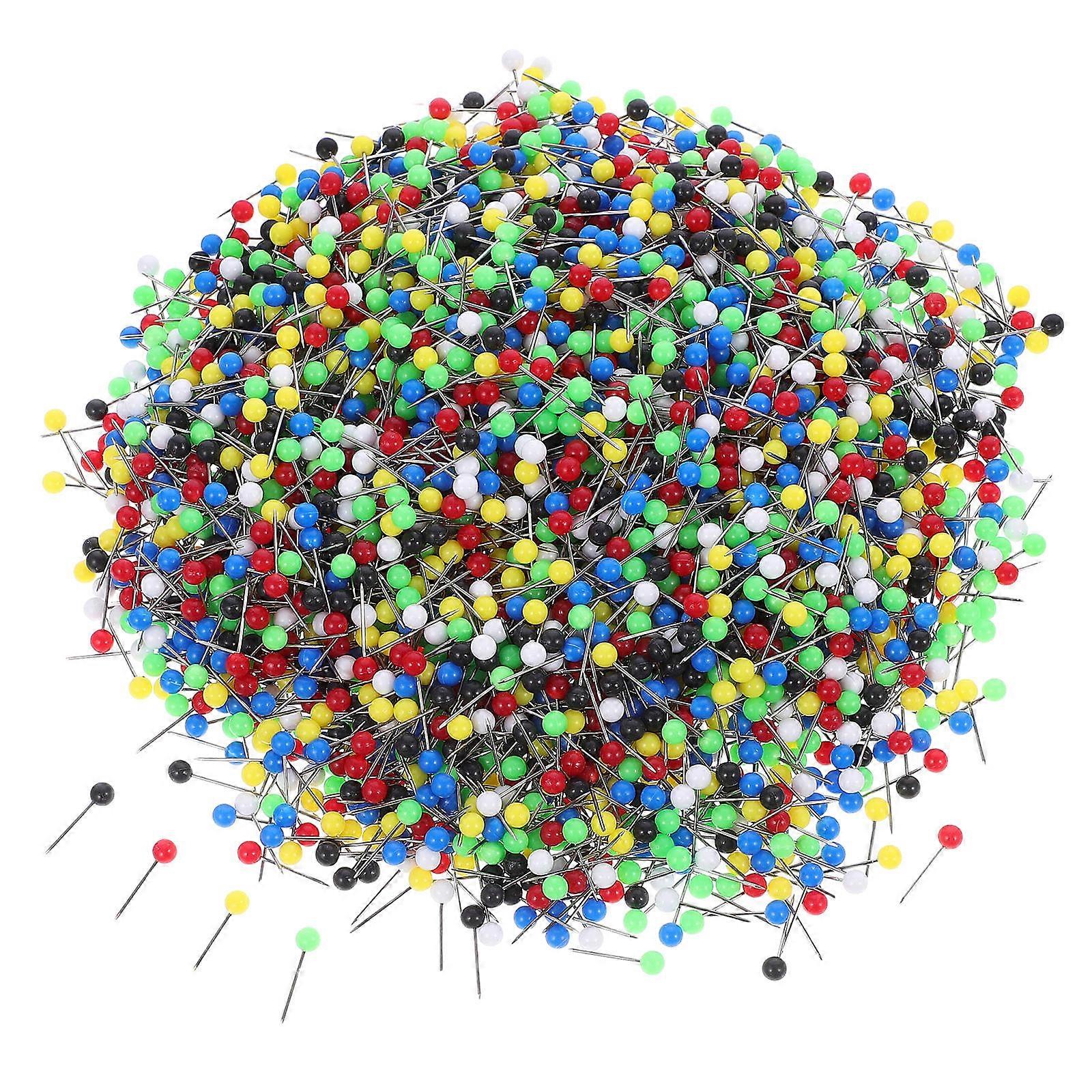 Round Map Pin Pushpins for Cork Boards 5000Pcs Assorted