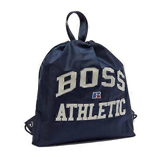 Boss Leather Trim Athletic Drawstring Bag