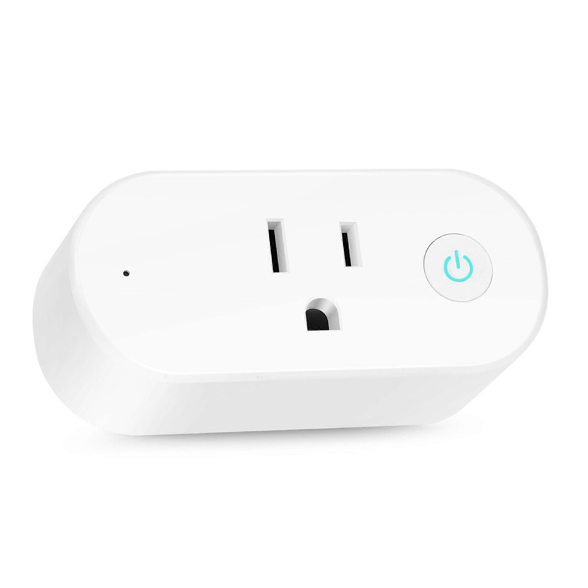 Wifi smart socket us regulations support remote control timing switch voice control graffiti smart socket (without power [MI]