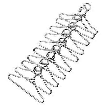Cabide de metal para roupas de boneca para organizar mini roupas, conjunto com 50 peças