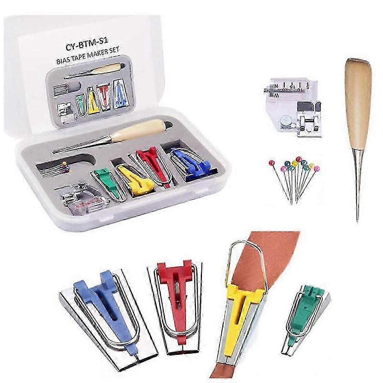 11PCS Sewing Machine Accessories DIY Quilting Tools Tape Maker Set