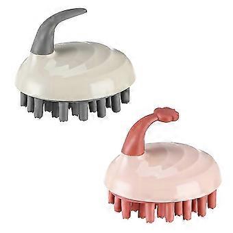 2 stuks hoofdhuidmassageborstels voor shampoo, verbeter je haarverzorgingsroutine met een hoofdhuidscrubber, exfolieer je hoofdhuid zachtjes, masseer je hoofdhuid en bevorder de haargroei.