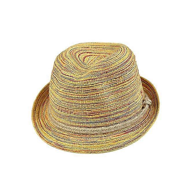 Colorful d Foldable Straw Hat Topee Bohemia Cap