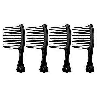 Barber Shop Wide Teeth Comb Hair Styling Comb for 4Pcs Thick Hair
