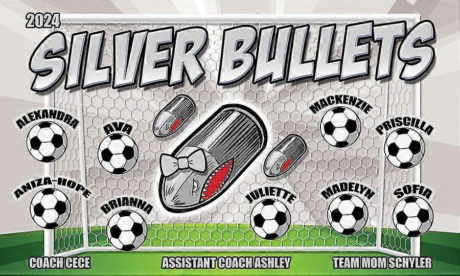 Silver Bullets  - Soccer  flag YTP-848